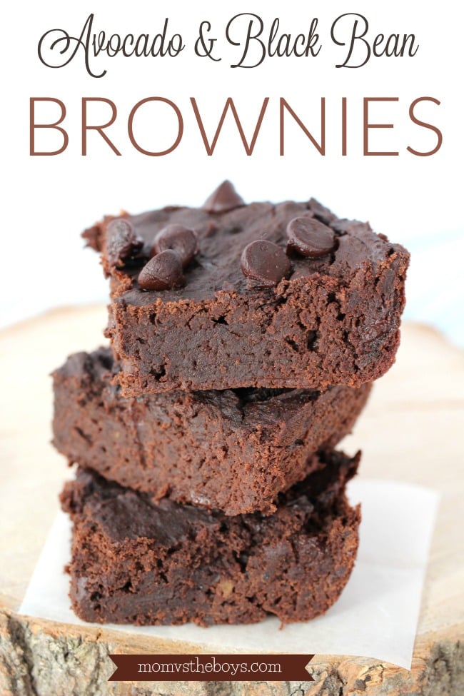 avocado black bean brownies 