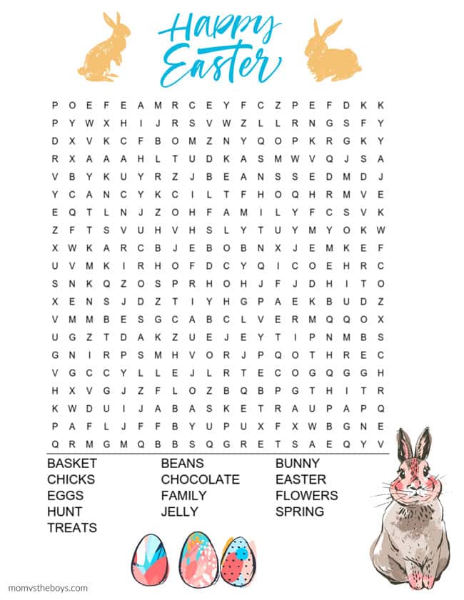 Easter Word Search