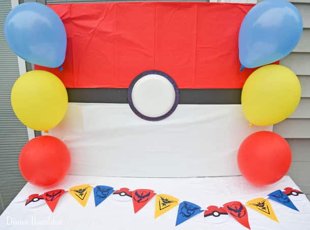 video game birthday party decoration