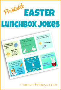 Printable Easter Lunchbox Jokes
