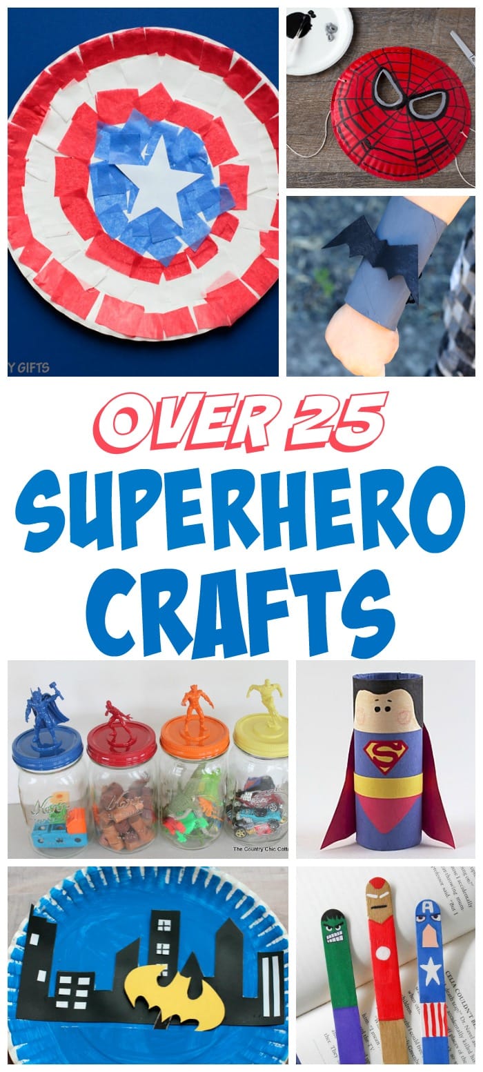 Over 25 Superhero Crafts for Kids – Mom vs the Boys