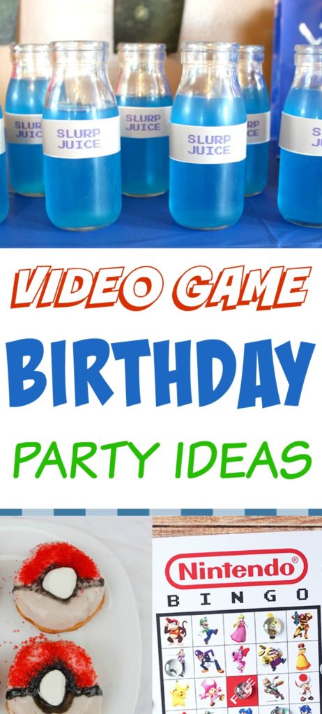 Video Game Birthday Party Ideas Mom Vs The Boys