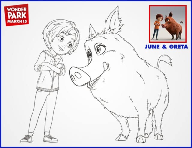 Wonder Park Colouring Pages and Activities – Mom vs the Boys