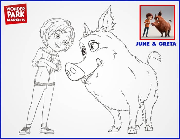 Download Wonder Park Colouring Pages and Activities - Mom vs the Boys