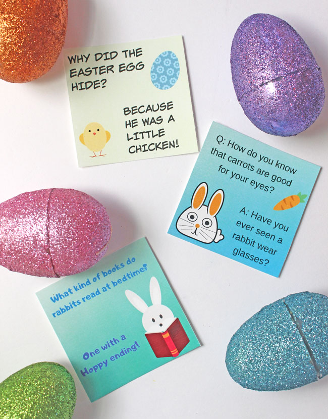 Free Printable Easter Lunch Box Jokes