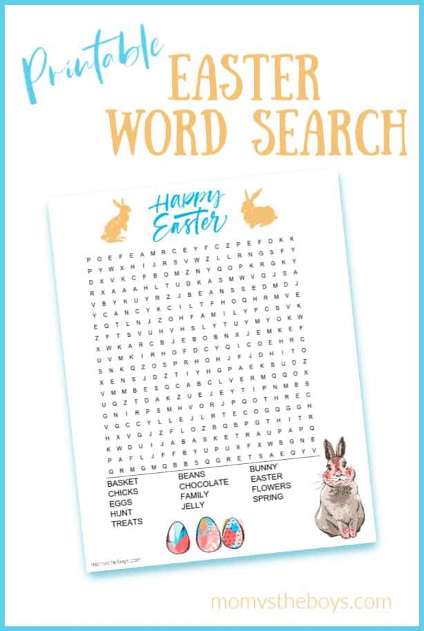 easter word search 