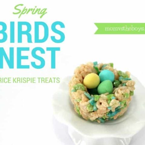 Birds Nest Rice Krispie Treats
