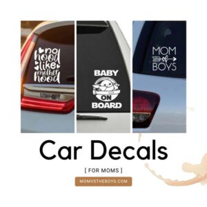 car decals for moms