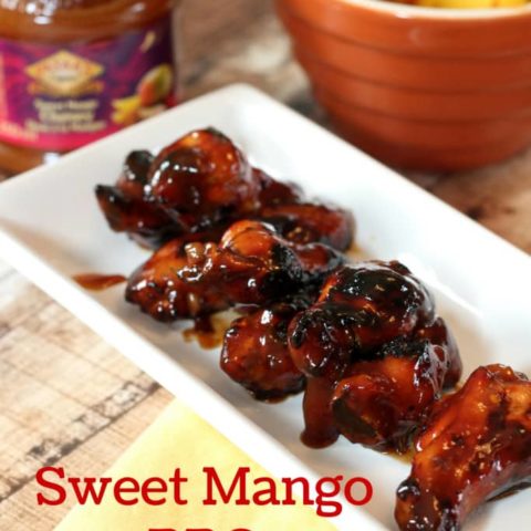 Sweet Mango Barbecue Chicken Wings