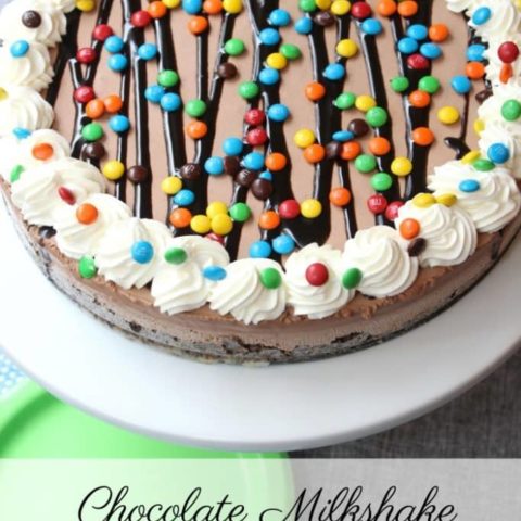 Chocolate Milkshake Ice Cream Cake