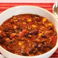 Ground Turkey Chili Recipe - Mom vs the Boys