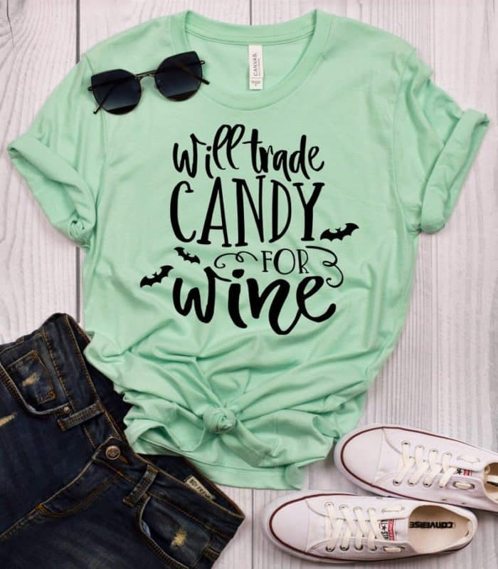 trick or treating tee