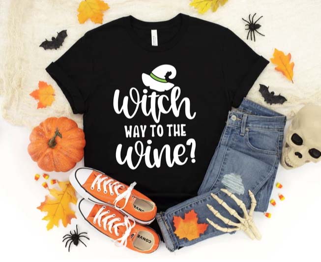halloween shirt for wine lovers