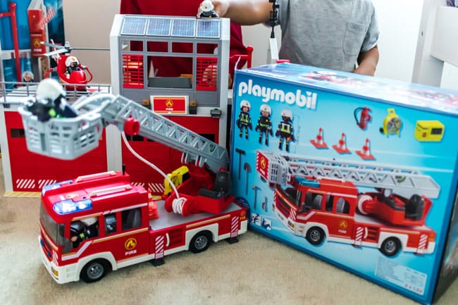 playmobil fire station