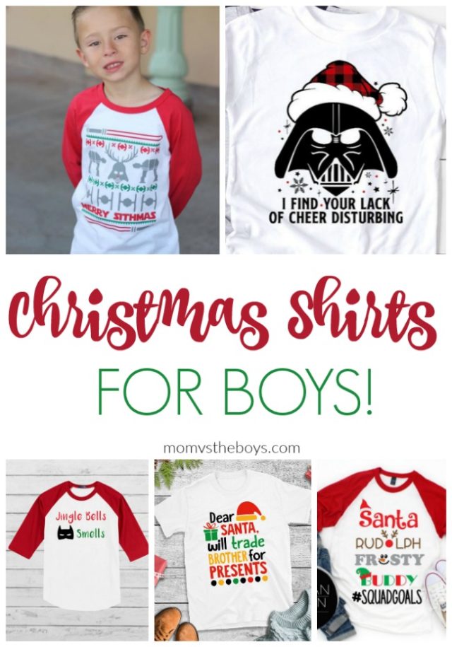 Christmas shirts for boys