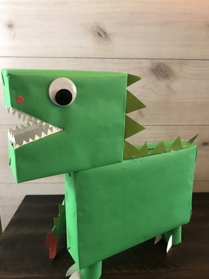 dinosaur valentine box