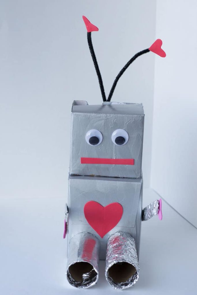robot valentine box for boys