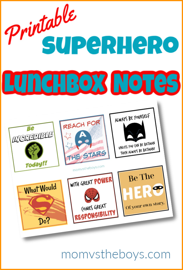 Lunch Box Notes for Kids, Lunchbox Notes for Girls, Positive