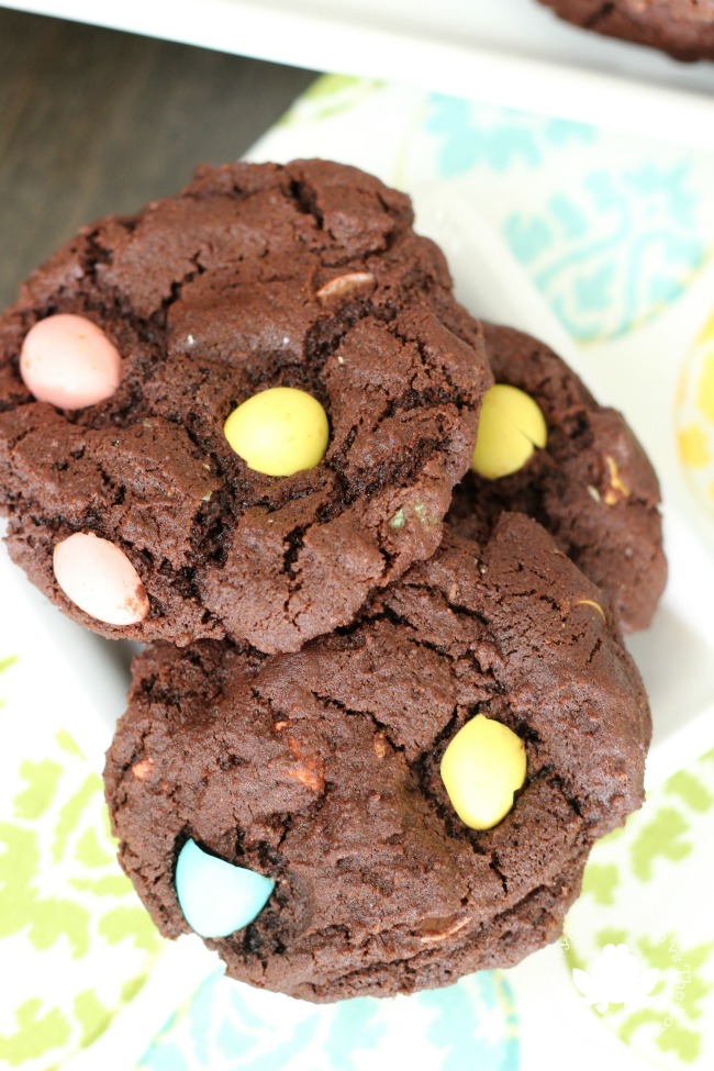 Easter mini egg cookies