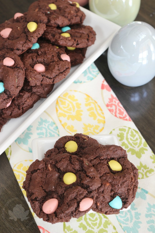 chocolate easter cookies
