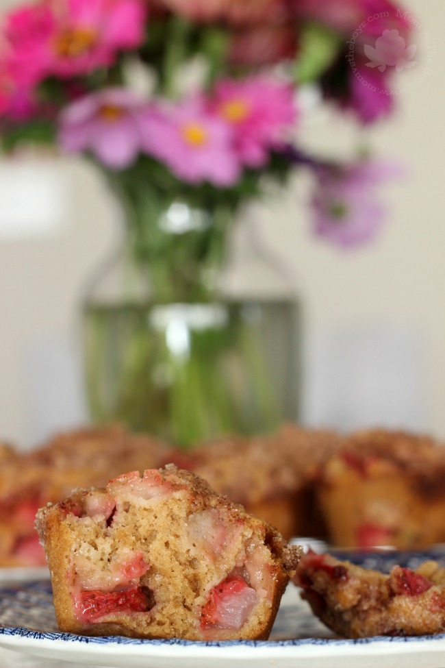 rhubarb muffins 