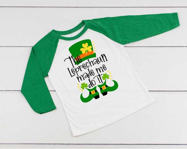 Boy's Funny St Patrick's Day T-Shirt Lucky Dude Hipster Mustache Tee Toddler Shirts By Sarah