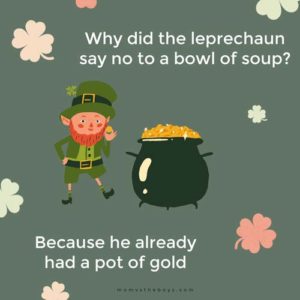 St. Patrick's Day Jokes for Kids – Mom vs the Boys