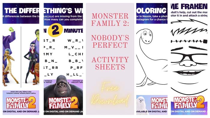 Monster Family 2 Activities