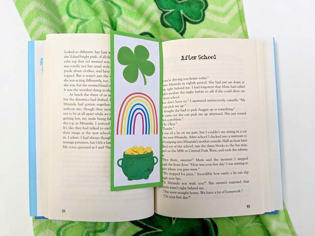 St. Patrick's Day Bookmark