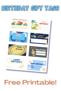 birthday gift tag printable - free