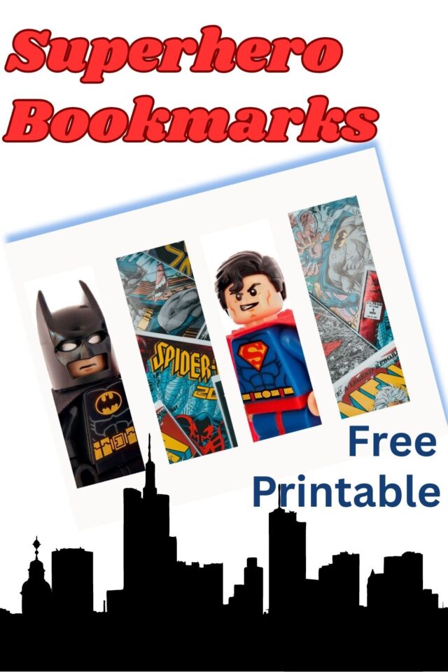 Superhero Bookmarks for Kids! – Mom vs the Boys