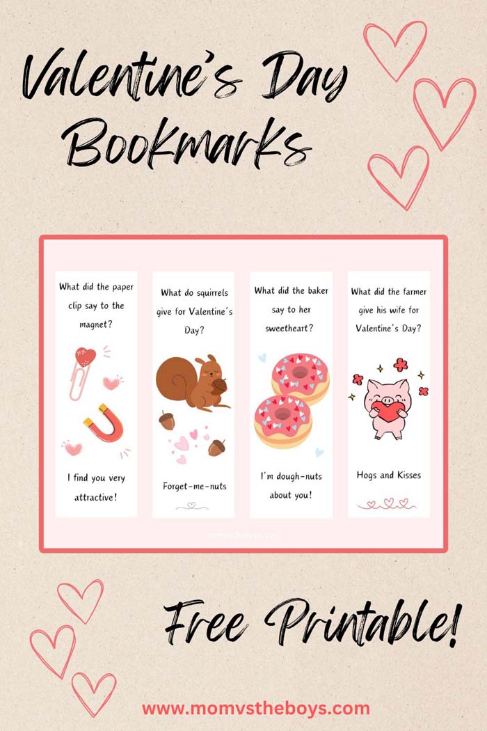 Valentine Bookmarks