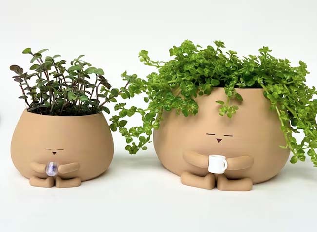 cute plant pots