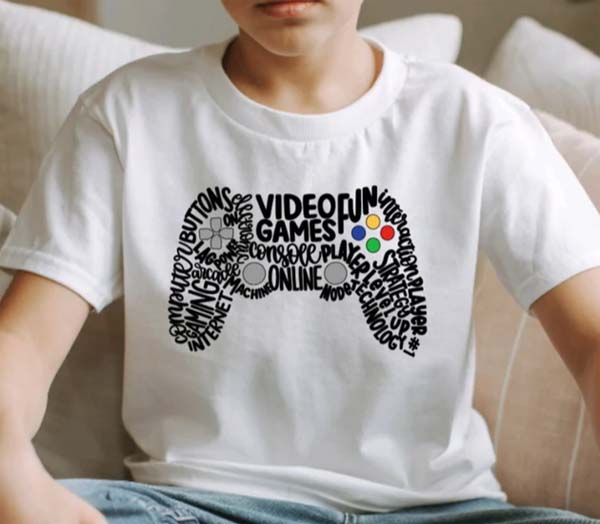 game controller t shirt