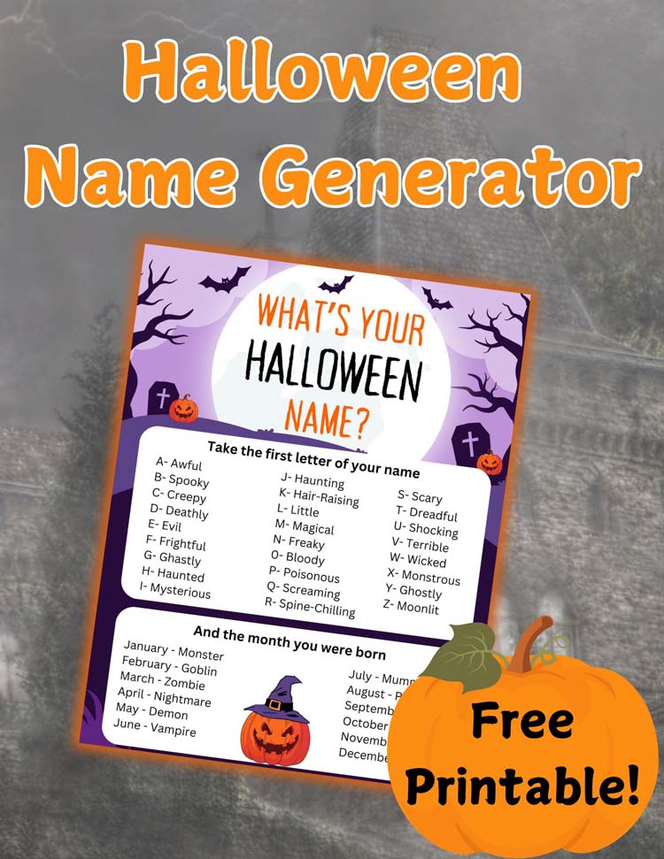 Halloween Name Generator