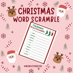 Christmas Word Scramble